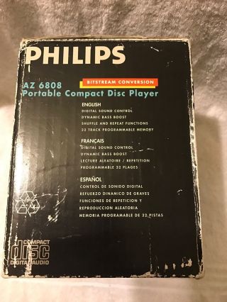 Philips Vintage CD Player AZ6808 - - KaosunCD 3