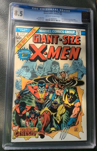 Giant - Size X - Men 1 Cgc 8.  5