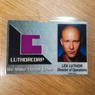 Superman Smallville Id Badge - Luthorcorp Lex Luthor Cosplay