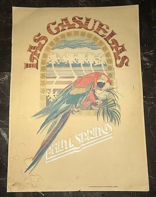 Vintage John Ramos " La Casuelas Palm Springs " Signed Lithograph Print