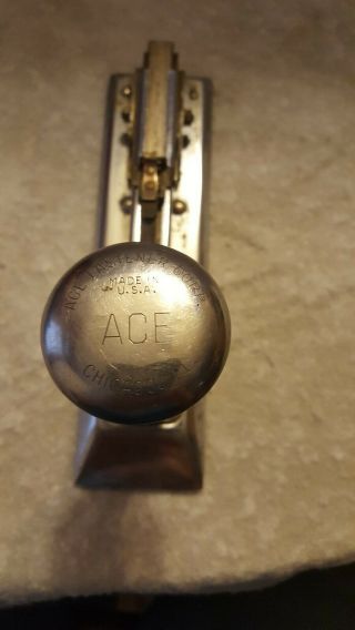 Stapler Ace Fastener Corp Model 102 Made In Usa Vintage 2 Staple Variations