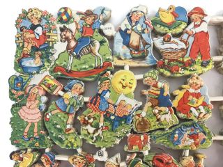 Vintage EAS Germany Die Cut Scraps Ganzbilder 3048 Children Toys Single Sheet 2