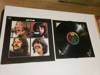 The Beatles Let It Be Vinyl Record Lp