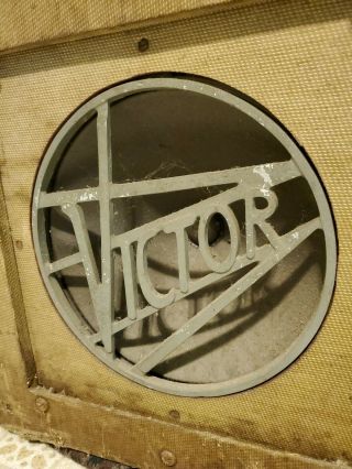 Vintage Victor Tweed External Speaker Cabinet 3