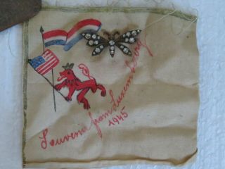 World War Soldiers Souvenir Of Luxembourg Handkerchief 1945