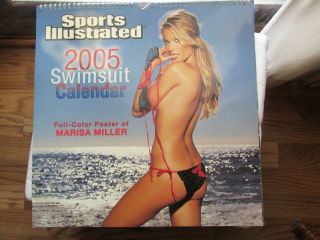 2005 Sports Illustrated Swimsuit Calendar Petra Nemcova Marisa Miller 15 " X15 " Si