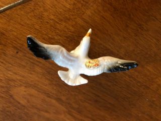 Vintage Bone China Miniature Flying Sea Gull Bird Figurine 3