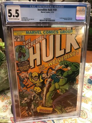 The Incredible Hulk 181 CGC 5.  5 (Nov 1974,  Marvel) 2