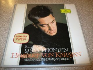 Beethoven Herbert Von Karajan Berliner Philharmoniker 9 Symphonien Vinyl Records