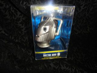 Doctor Who Cyberman Christmas Glass Gift Ornament By Kurt Adler