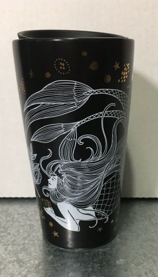 Starbucks 2019 Holiday Siren Mermaid Travel Mug Ceramic Cup 12oz - Limited