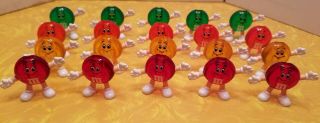 20 M & M Candy Christmas Light Covers M And M Red Yellow Green Orange