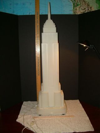 Vintage Empire State Building Takahashi Densen Lamp