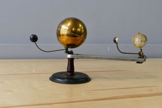 Planetarium Earth And Moon Model Vintage Globe