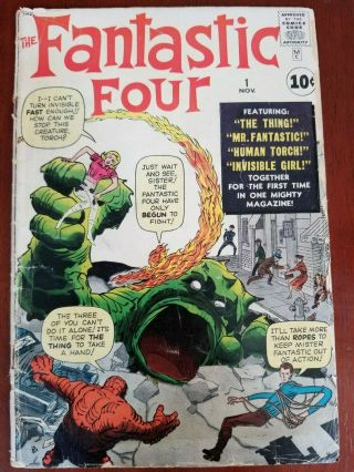 Fantastic Four 1 1961 Approx.  2.  0