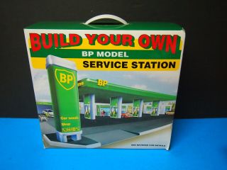 Build Your Own Toy Bp Model Service Station Kit Easy Assembly