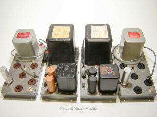 Vintage Heathkit W - 3m Tube Amplifiers With Power Supplies - Kt