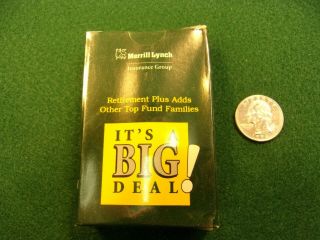 Nos Pack Of Playing Cards,  Merrill Lynch Insurance Group Big Deal