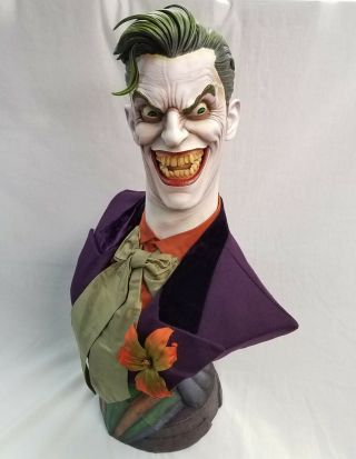 Sideshow Life Size 1:1 Joker Bust Statue 6 Of 750 Low Number Batman