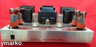 vintage Goldox Vacuum Tube stereo power amplifier clone of Dynaco ST - 70 amp 3