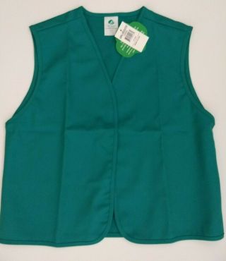 Girl Scouts Blank Vest Size Large (14/16) Made In The U.  S.  A.