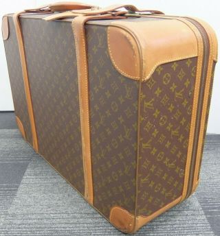 LOUIS VUITTON Monogram Stratos 70 Travel Suitcase Luggage Trunk France Vintage 2
