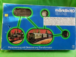 Vintage Marklin Ho Set - S Train Set 2927a Made In Western Germany Not