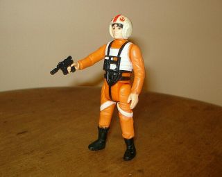 Vintage 1978 Luke Skywalker X - Wing Pilot Action Figure Complete W/black Blaster