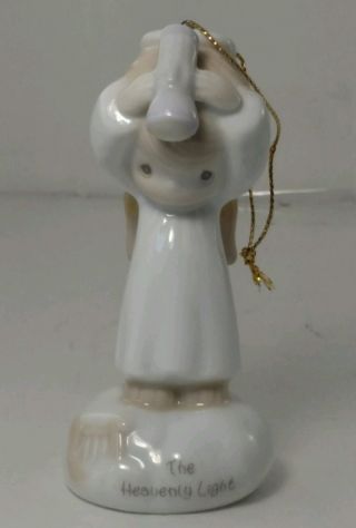 1994 Precious Moments Musical Ornament " The Heavenly Light " - Silent Night