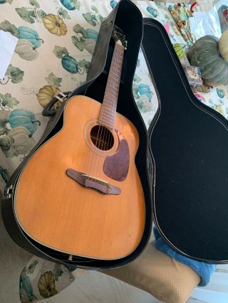 Vintage Harmony Sovereign H1260 Jumbo Acoustic Fantastic Player Neck Reset