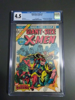 Giant - Size X - Men 1 (1975,  Marvel) - Cgc 4.  5 - Key 1st X - Men