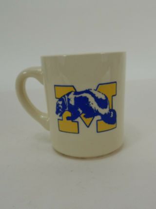 Vintage 1979 Red Lobster University Of Michigan Ceramic Coffee Mug Made In Usa