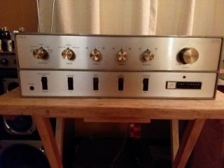 Vintage Fisher X - 101 - D Control Amplifier With 7591 Tubes