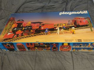Vintage Playmobil 4033 Steaming Mary Western G Scale Train Set