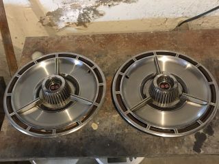 2 Vintage 1964 64 Chevrolet Chevy Impala Chevelle Ss Hubcap Wheel Covers