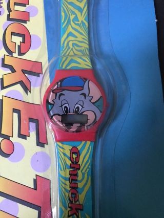 CHUCK E CHEESE Vintage LCD Digital Watch Collectors Edition Show Biz Pizza Time 2
