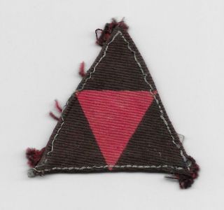 Ww2 British Made 3rd Infantry Division Patch - Printed On Cotton - British Army