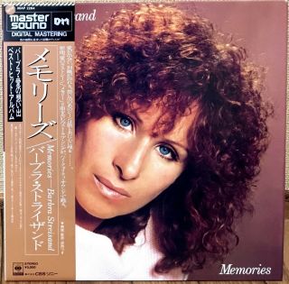 Barbra Streisand - Memories Japan Mastersound Lp W/obi 30ap 2264 Ex,