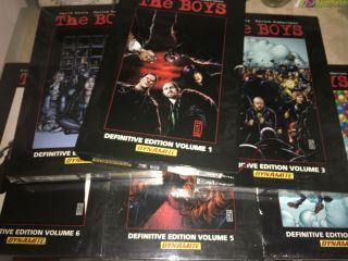 The Boys Definitive Edition Volume 1,  2,  3,  4,  5,  6 Complete Set Garth Ennis