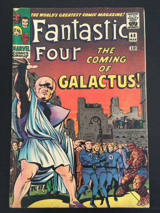 Fantastic Four 48 Marvel 1st Appearance Of The Silver Surfer & Galactus