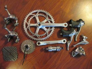 Vintage Shimano Dura Ace 7400 Group Gruppo Build Kit8 Speed Double 175