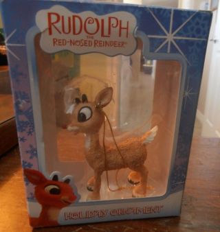 Rudolph The Red Nosed Reindeer Ornament No Breaks Or Chips