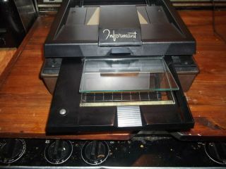 Informant Microform Microfiche overhead Projector/Reader Briefcase Vintage 3