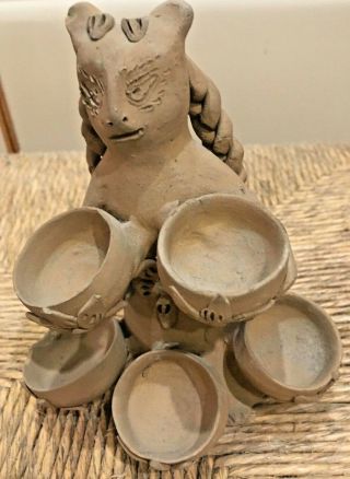 Vintage Signed Tb (teodora Blanco) Oaxaca Mexican Ceramic Folk Art