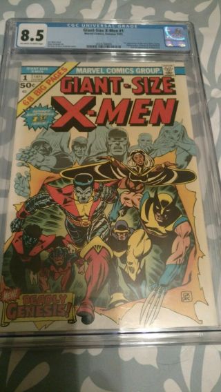 Giant Size X - Men 1 8.  5 Cgc,  2nd Wolverine 1st X Men