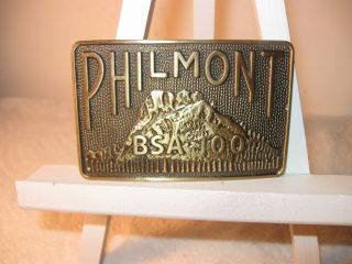 Philmont Scout Ranch Belt Buckle Boy Scouts Of America 100th Anniversary Bsa