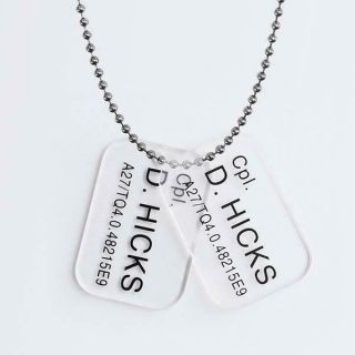 Aliens Hicks Dog Tags By Hollywood Collectibles Group