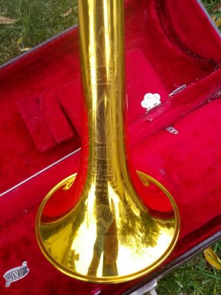 Vintage 1960s King 2b Liberty Trombone W/ Case