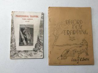Vintage Fur Trapping Books,  Magazines,  And Catalogs