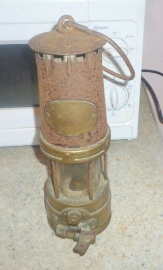 Vintage Heavy Miners Lamp